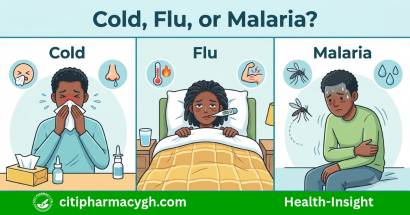 Cold vs flu vs malaria, how to Tell the Difference citipharmacygh.com