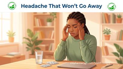 Headache that won't go away, what to do - citipharmacygh.com